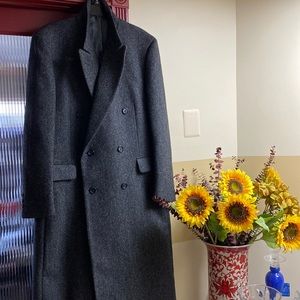 Carelli Rome High Quality Pure Wool Woven inTheBritishIsles Double Breasted Coat